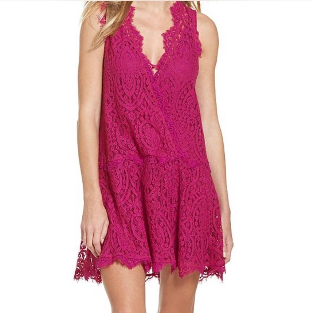 Free People Heart in two bright orchard lace dress